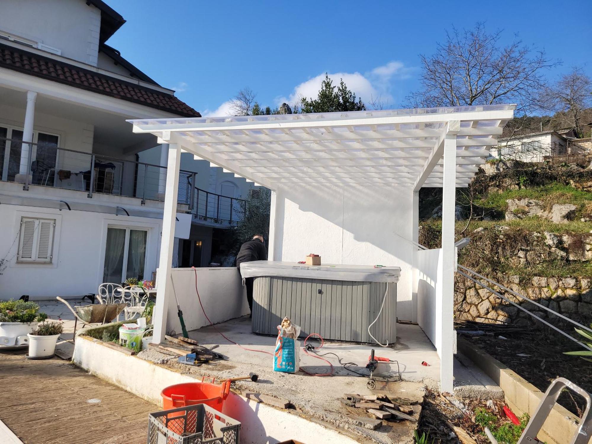 Apartments Chiara Mit Meerblick Und Pool Und Jacuzzi Lovran Exterior foto